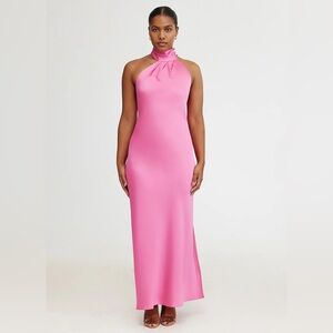 Significant Other Darcy Backless Dress in Hot Pink, NWT, Small